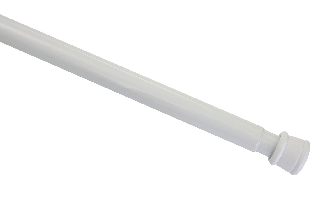 Gardinia Tige de serrage 80-130 cm, Ø 23/26 mm Blanc