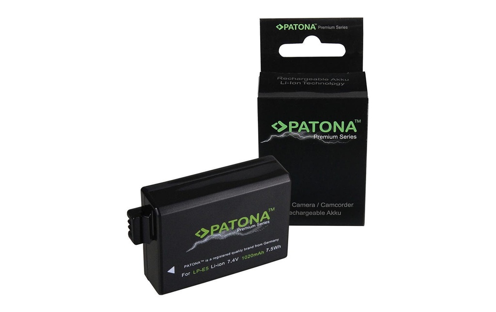 Patona Batterie pour Appareils photo numérique LP-E5