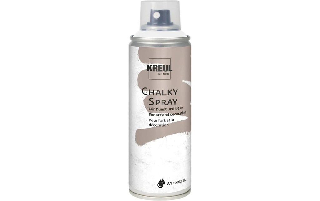Kreul Peinture aérosol Chalky Blanc de neige, 200 ml