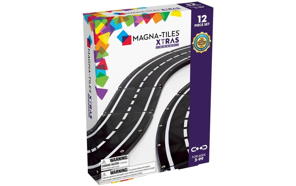 Magna-Tiles Modèle construction Kit XTRA Roads