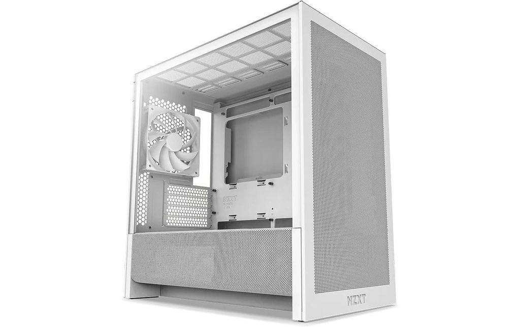 NZXT Boîtier d’ordinateur H3 Flow Blanc