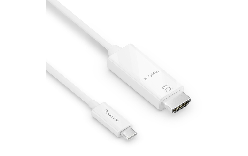 PureLink iSeries Câble IS2200-030 USB type C - HDMI, 3 m, Blanc