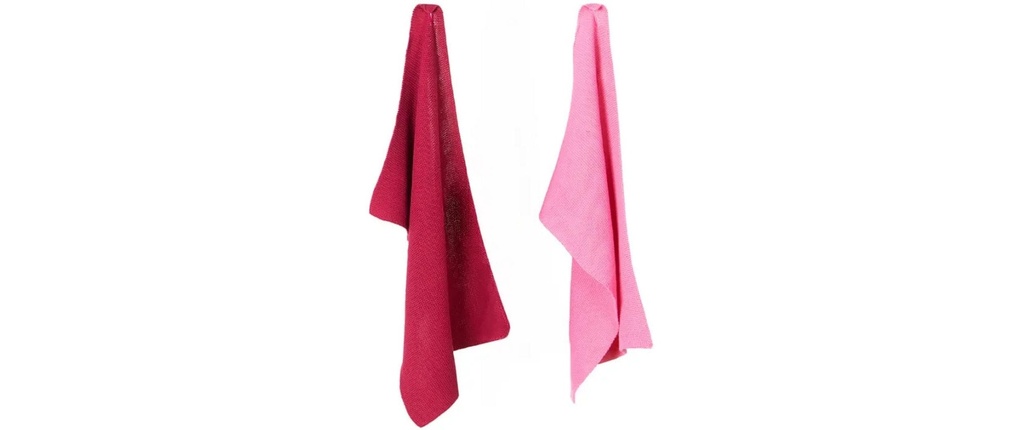 pad Chiffon de nettoyage Monte 2 Pièce/s, Rose/Aucune indication