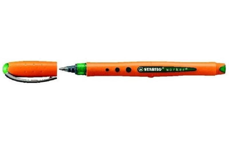 STABILO Stylo à bille roulante Worker Vert