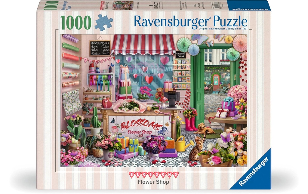 Ravensburger Puzzle Le petit fleuriste 1000 pièces 70 x 50 cm