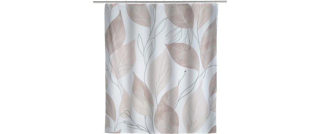 Wenko Rideau de douche Pula 180 x 200 cm, Beige