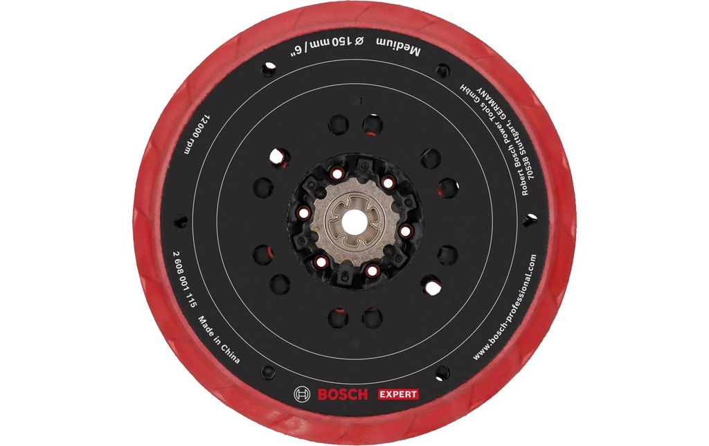 Bosch Professional Plateau de ponçage EXPERT Multihole moyen, 150 mm