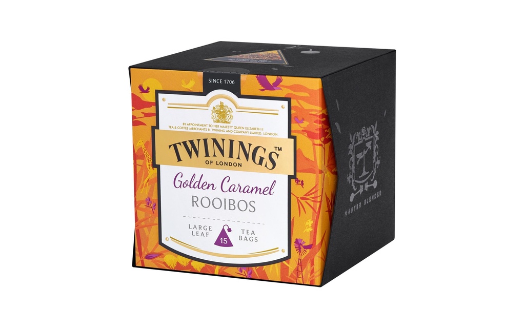 Twinings Sachet de thé Golden Caramel Rooibos 15 pièces