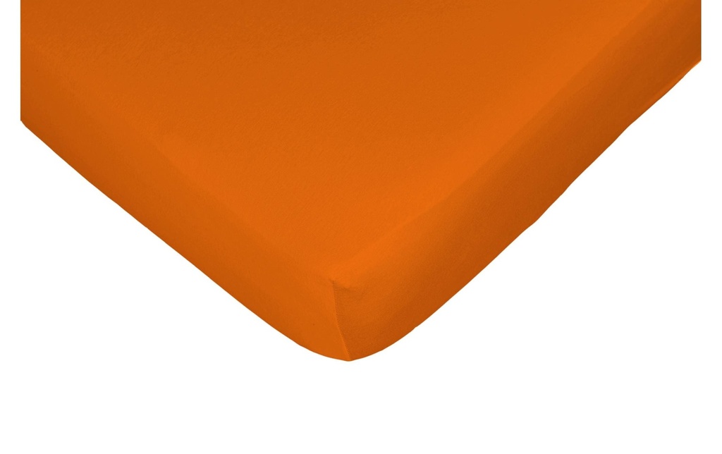 Night Fashion Drap-housse Jerry 180-200 x 200 cm, Orange