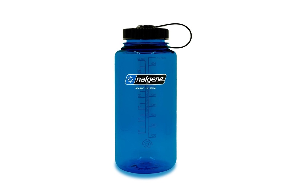 nalgene Gourde Wide Mouth Sustain 1000 ml, Bleu foncé
