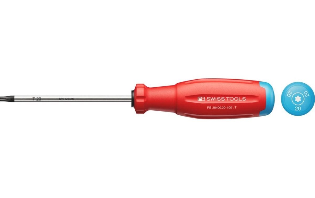 PB Swiss Tools Tournevis 38400 SwissGrip Evo TX 20 100 mm