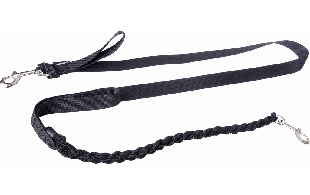 Grossenbacher Laisse de jogging Profirun Noir