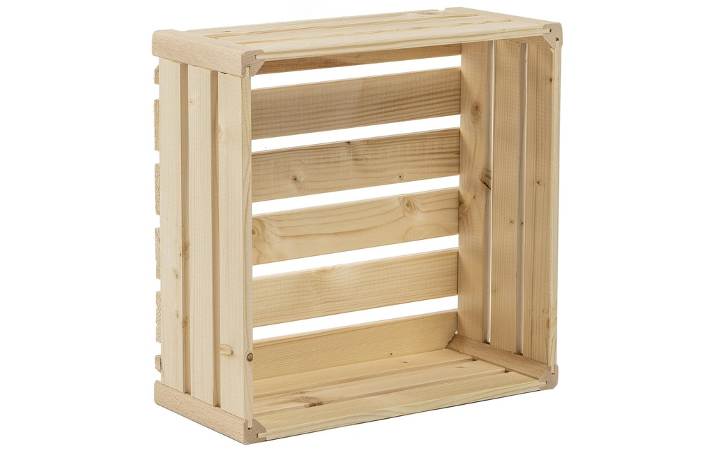 Holz Zollhaus Caisse au bois L 35 x 35 cm Bois suisse