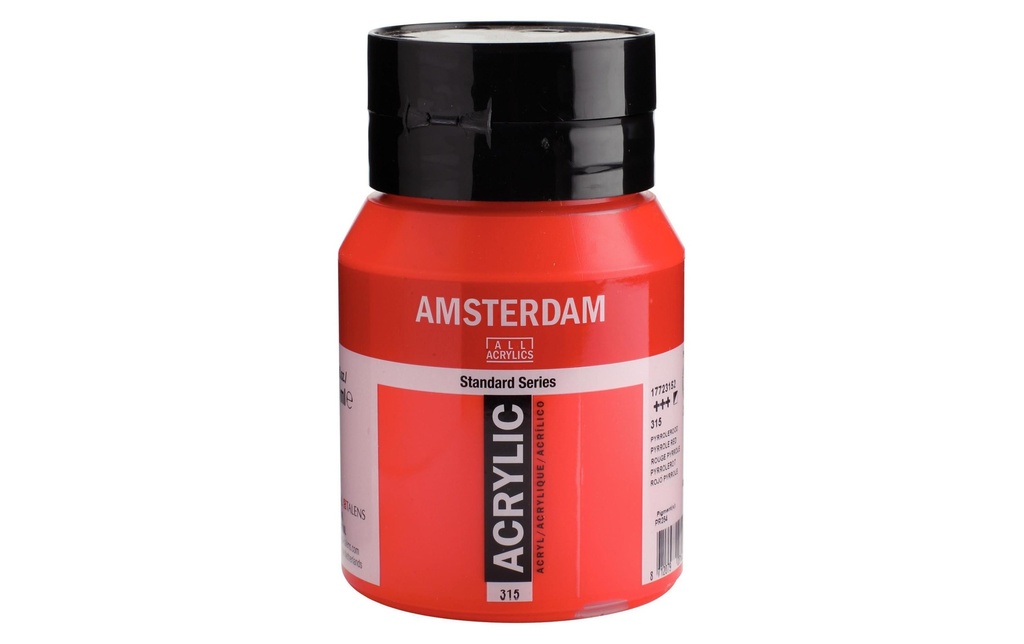 AMSTERDAM Acrylic 500ml rouge pyrrol (500 pces)