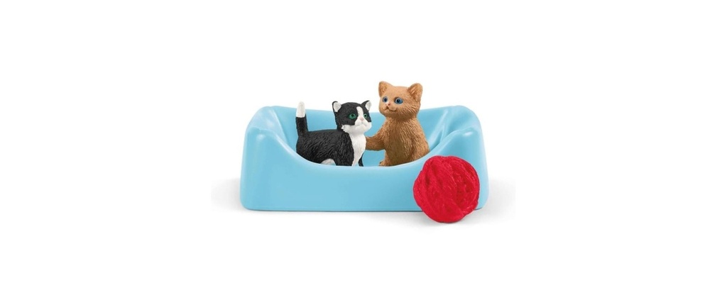 Schleich Ensemble de pions Farm World Famille de chats