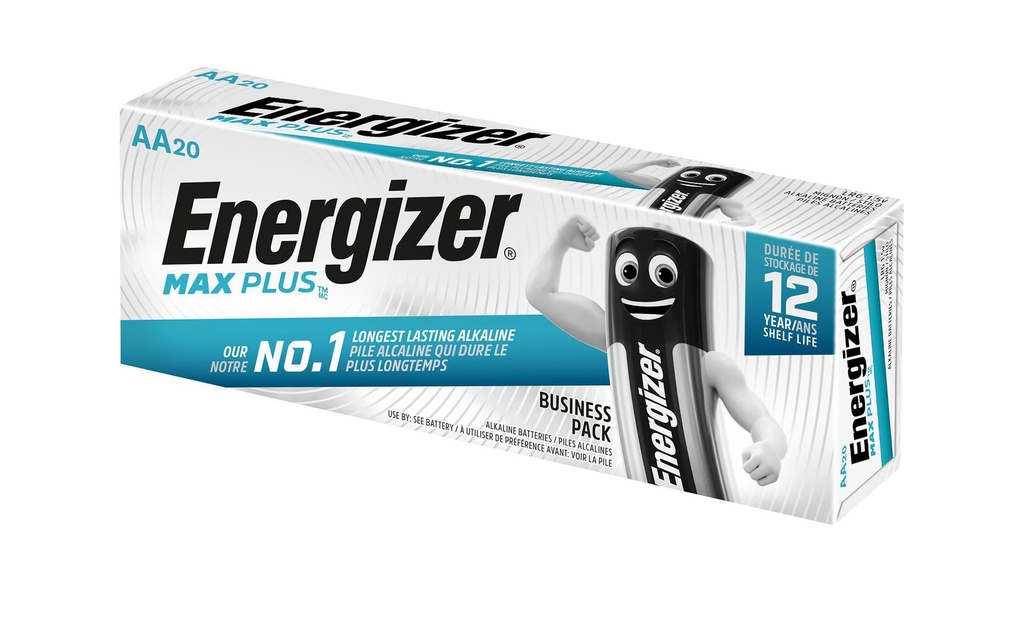 Energizer Pile Max Plus AA , 20 Pièce/s