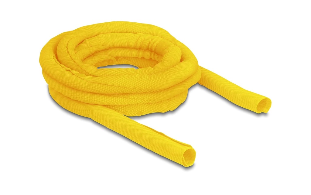 Delock Gaine de câble auto-fermant 5 m x 19 mm Jaune