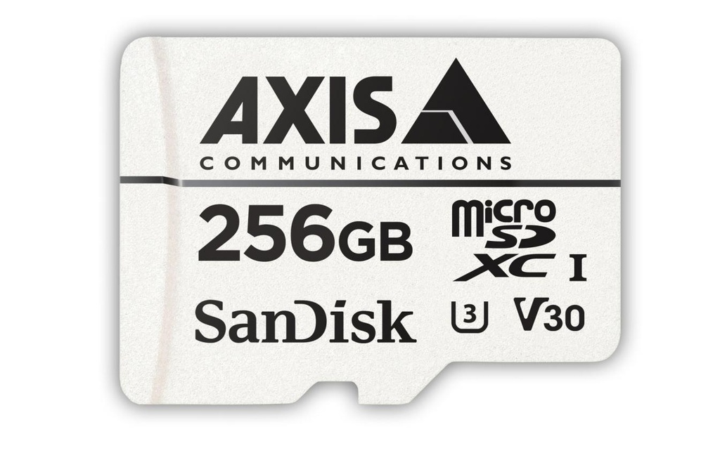 Axis Carte microSDXC Surveillance 256 GB 10 pièce