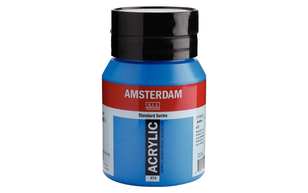 AMSTERDAM Acrylic 500ml cyan primaire (500 pces)