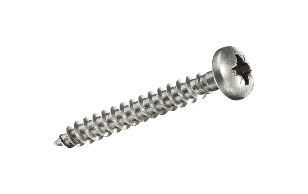 FTM Vis pour contreplaqué Pan Head 5 x 40 mm Acier inoxydable, 6 pièces