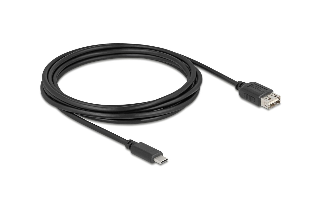 Delock Câble USB 2.0 USB-C - USB-A 3 m