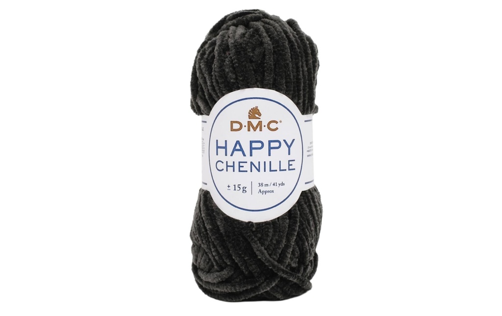 DMC Laine Happy Chenille noir, 38 m