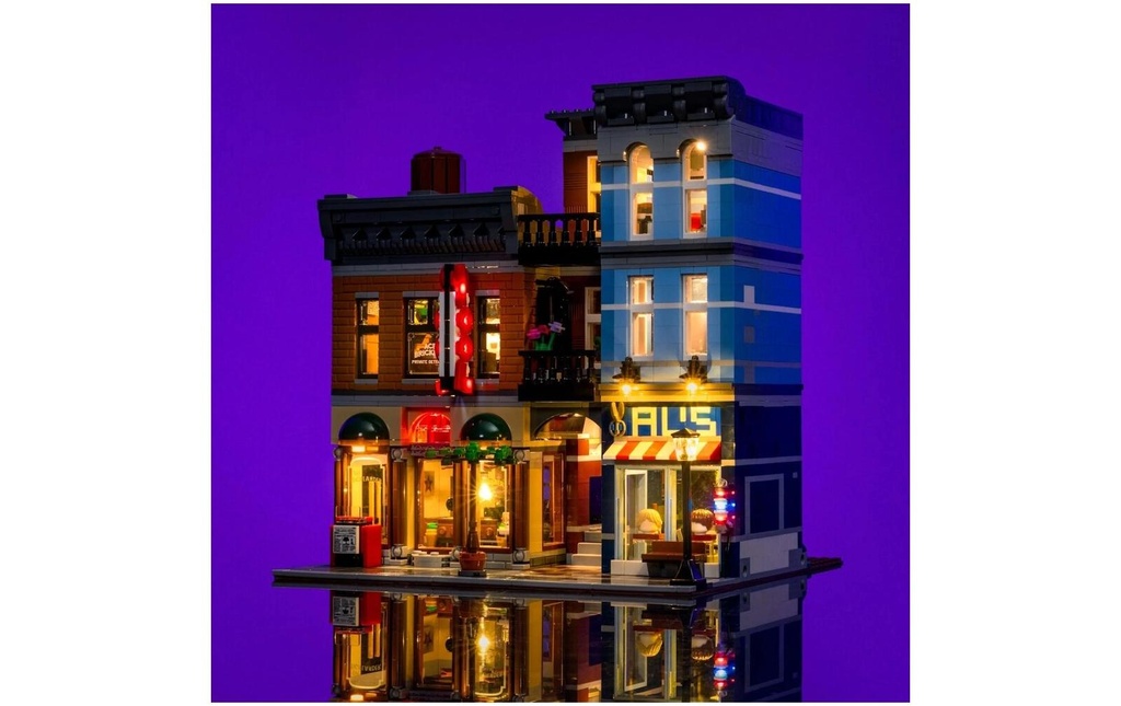 Light My Bricks Lumières-LED pour LEGO® 10246 Bureau de détective