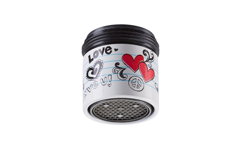 NEOPERL Brise-jet «Hearts» PCA, M22 x 1 / M24 x 1