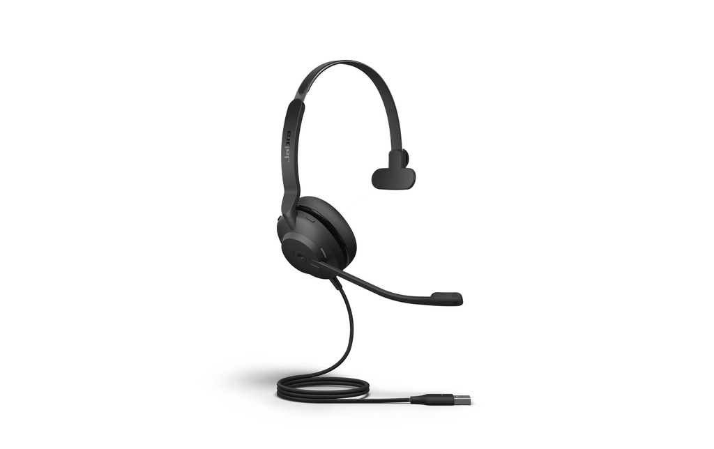 Jabra Casque avec micro Evolve2 30 SE Mono MS Noir, USB-A
