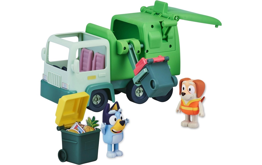 moose Ensemble de pions Bluey Garbage Truck