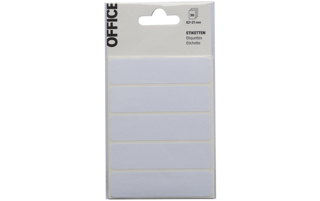 Office Étiquettes universelles 82 x 21 mm 30 pcs.