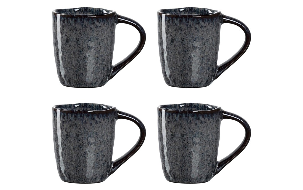 LEONARDO Tasse à expresso Matera 90 ml, 4 Pièce/s, Anthracite