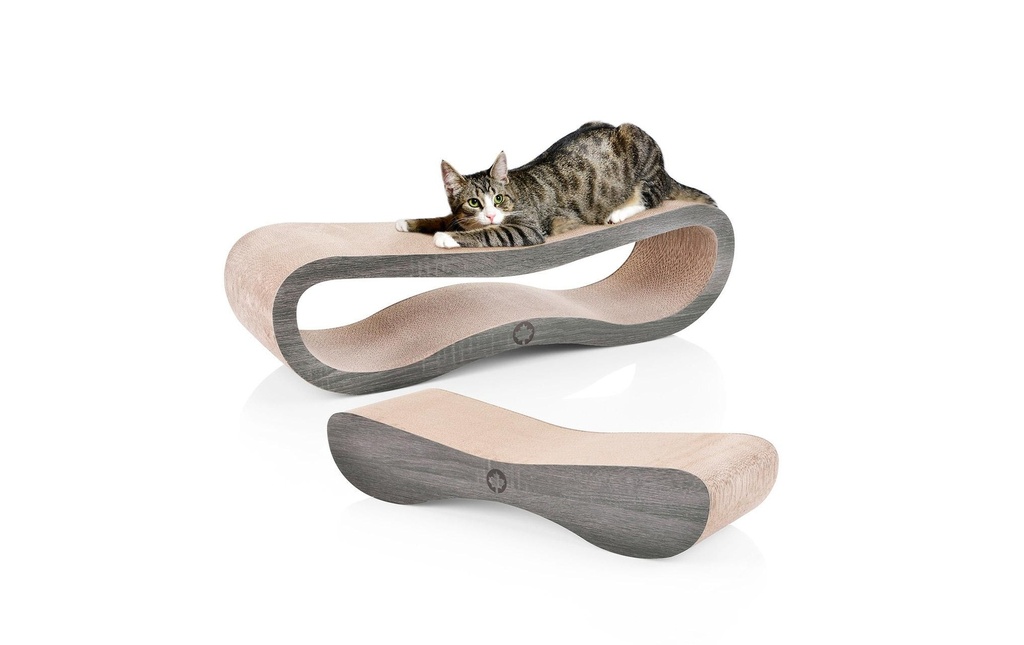 CanadianCat Meuble à gratter pour chat Set Orbit & Satellite Gris foncé