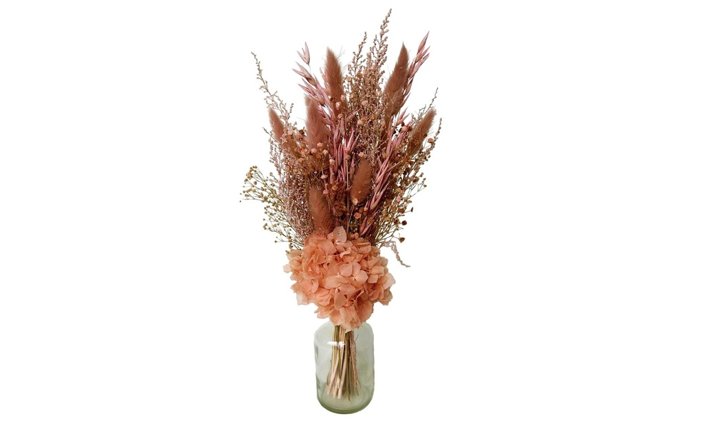 Soli Collection Fleurs séchées Celine Marron/rose ancien