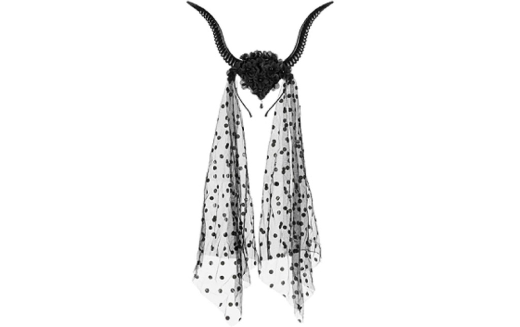 Partydeco Serre-tête Corne du Diable 30 x 76 cm