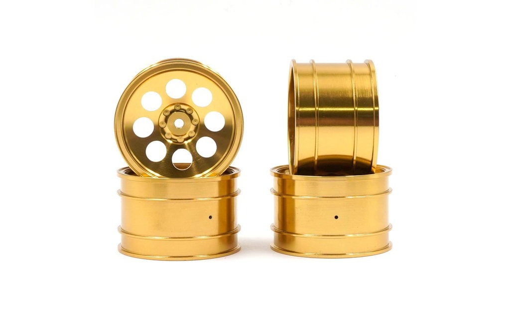 Yeah Racing Jantes aluminium CNC 8 rayons, or Buggy 1:10