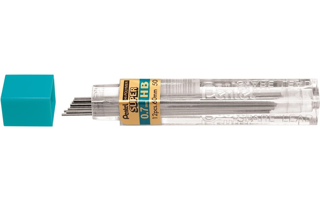 pentel Mine de crayon Hi-Polymer Super 0.7 mm, HB