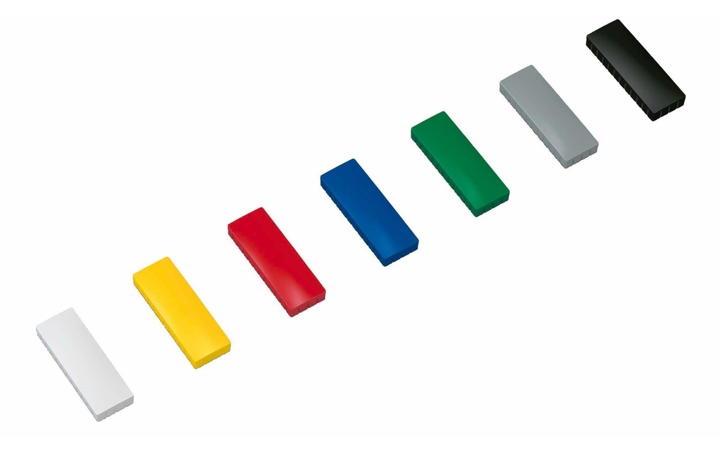 Maul Aimant Solid 54 x 19 mm, 1000 g, assorti, 10 pièces