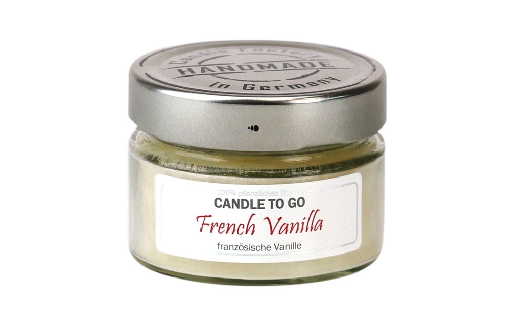 Candle Factory Bougie parfumée vanille française Candle to go