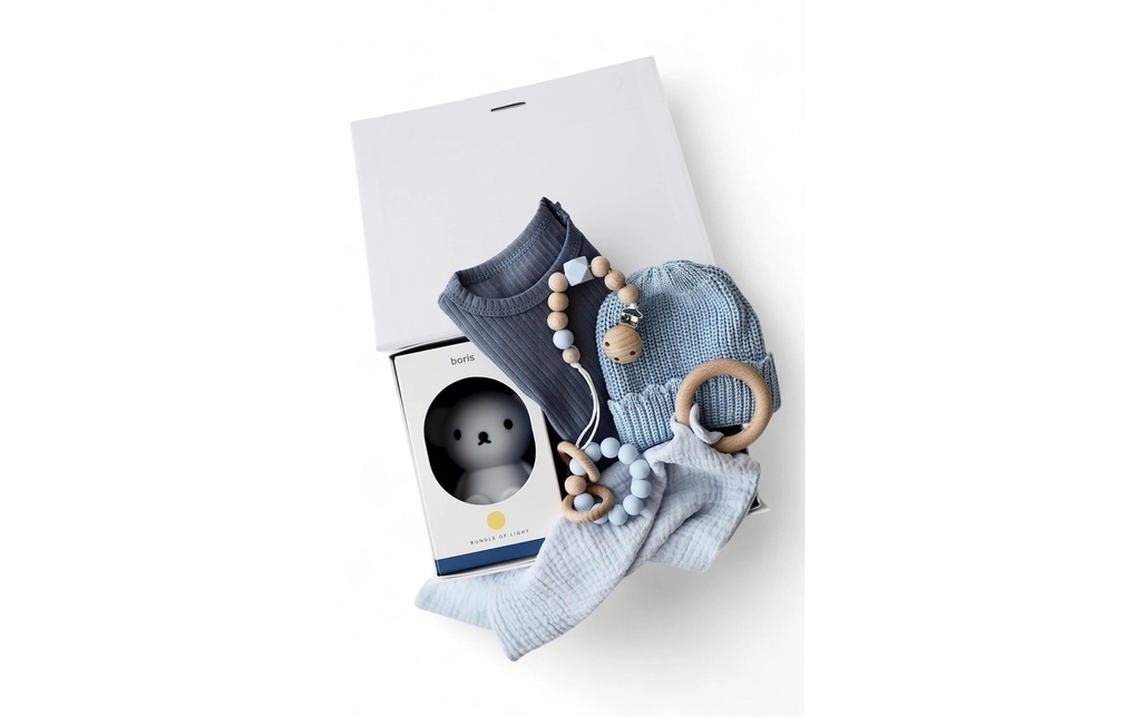 Oykami Coffret cadeau pour bébé «Ascona» Boris Bleu