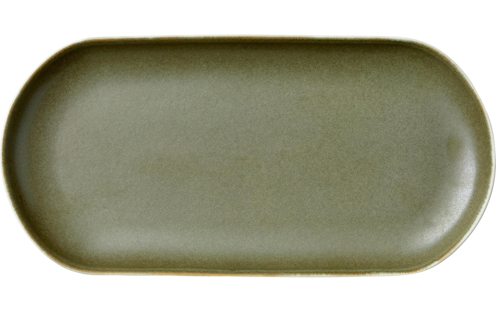 Studio Round Plateau de service North 2 pièces, Vert foncé mat