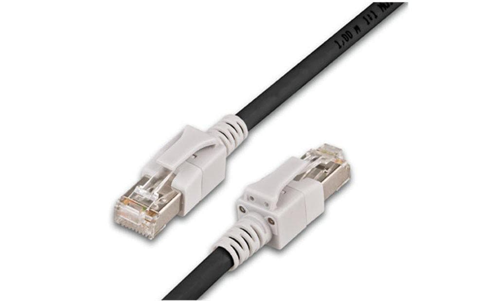 Wirewin Câble patch RJ-45 - RJ-45, Cat 6A, S/FTP, 1 m, Noir