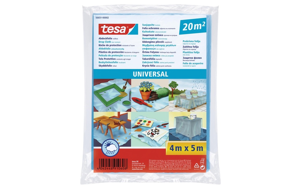 tesa Film de protection Universal 4 x 5 m