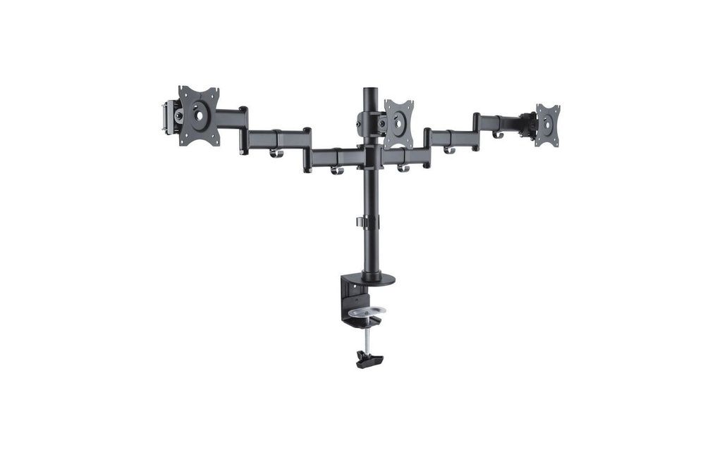 PureMounts Supports de table PM-OFFICE-03 jusqu’à 8 kg – Noir