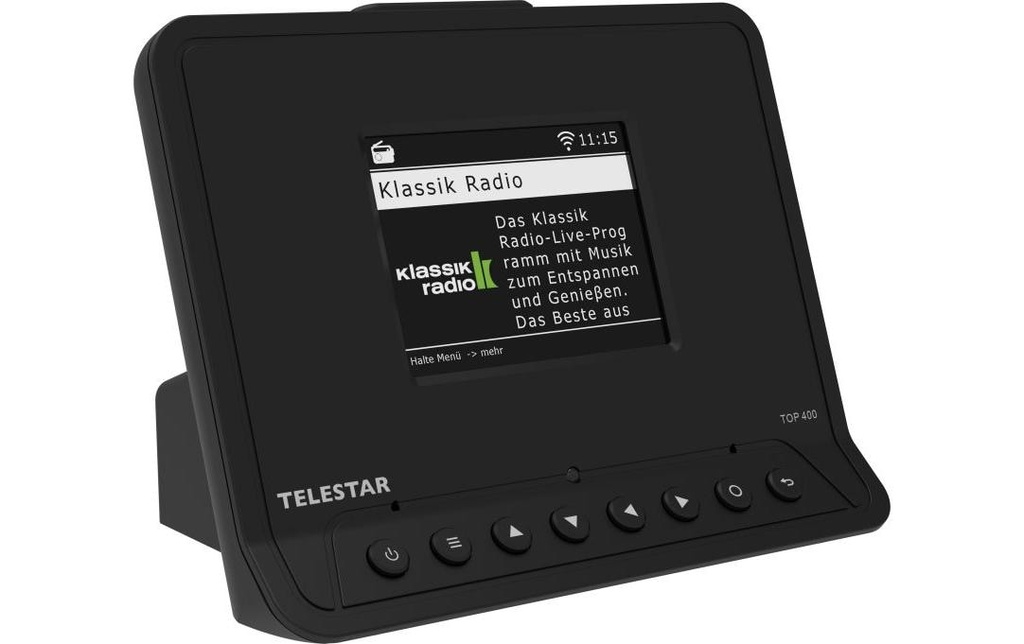 Telestar Adaptateur radio numérique intelligent TOP 400 Noir