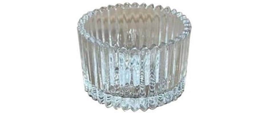 Pajoma Bougeoir à bougie chauffe-plat Élégant 1 Pièce/s, Transparent