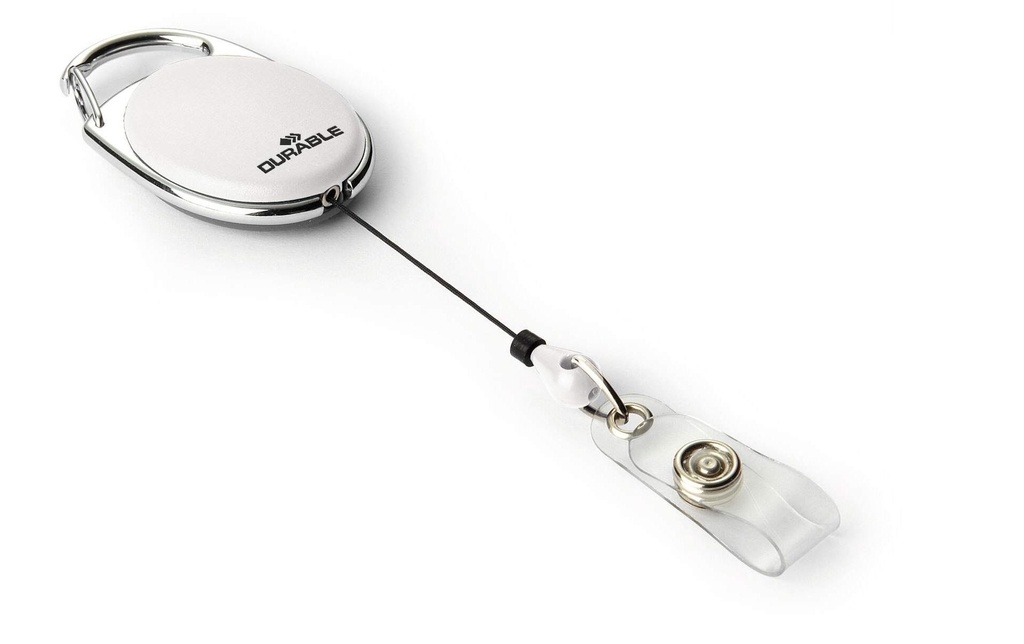 DURABLE Porte-carte Jojo Style Blanc, 10 pièces