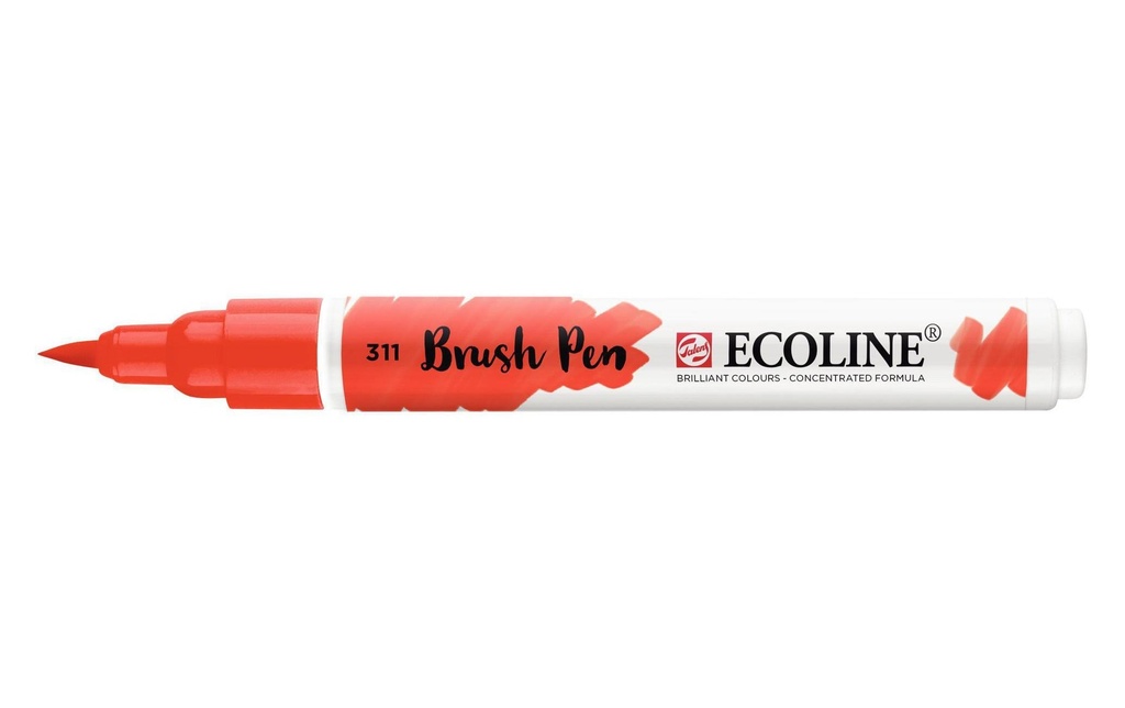 TALENS ECOLINE Brushpen vermillon