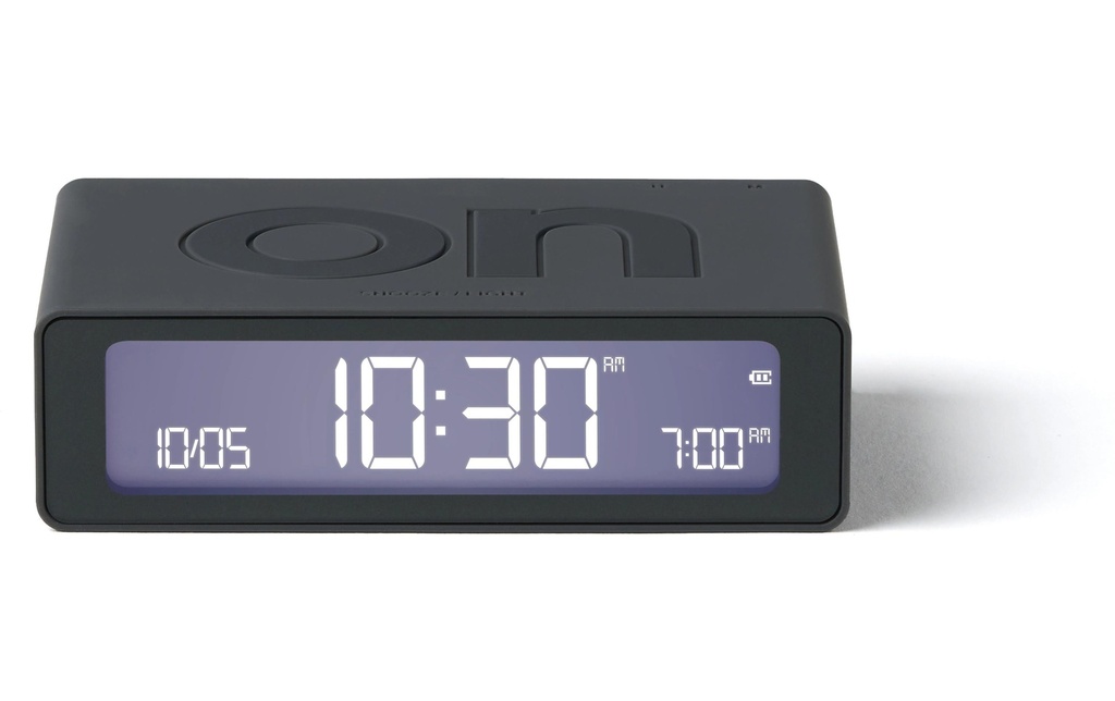 Lexon Réveil numérique Flip Mini Anthracite