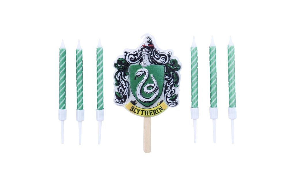 PME Ensemble de bougies Harry Potter, maison de Serpentard 7 Pièce/s